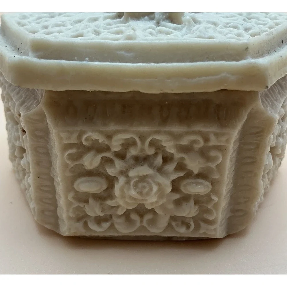 Vintage Cherub Trinket Keepsake‎ Jewelry Box